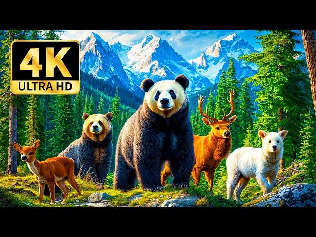 Colorful Wildlife Beauty 4K Breathtaking Adventure Exploring wild Animal Beauty with Relaxing Music