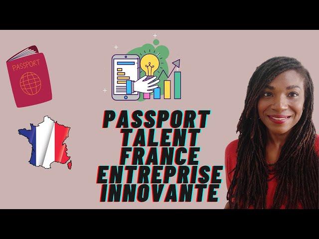 Passport Talent Innovative New Company France