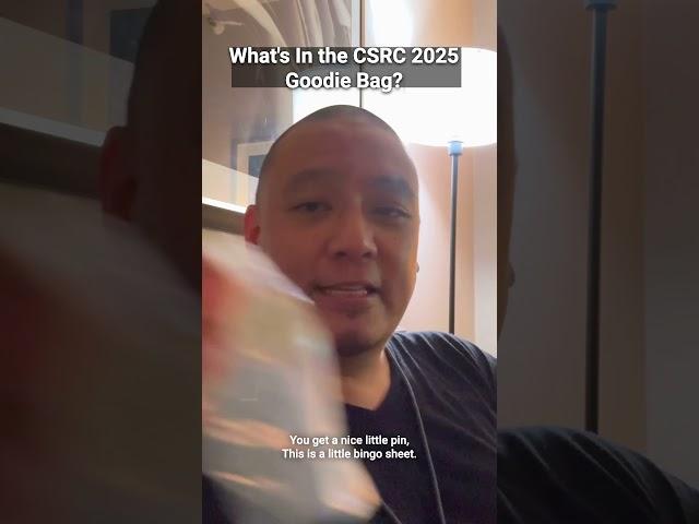 What’s in the CSRC 2025 Goodie Bag?  | RT Conference Haul