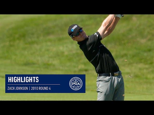 Every Shot from Zach Johnson's Fourth Round | PGA Championship 2010