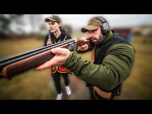 Die Jagd nach der Taube..... Flinte schießen Lernen vom Profi!  Schießstand VLOG!!