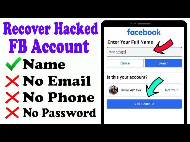 Hack Facebook Account Recovery whitout number & email otp 2024 | facebook recovery 2024 | Hack FB ID