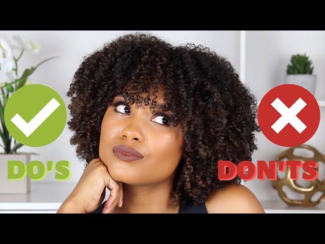 10 natural hair do's and don'ts to keep your curls on FLEEK || alyssa marie