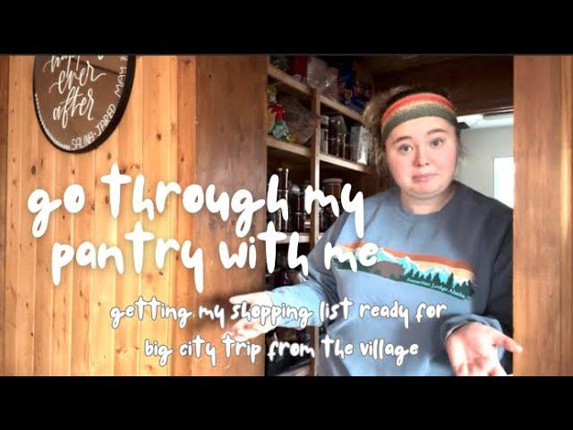 my remote Alaska pantry