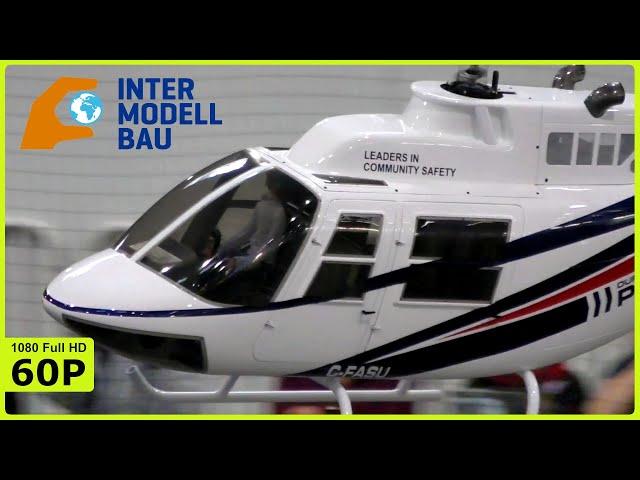 XL RC BELL 206 JET RANGER INDOOR FLIGHT - INTERMODELLBAU DORTMUND 2019