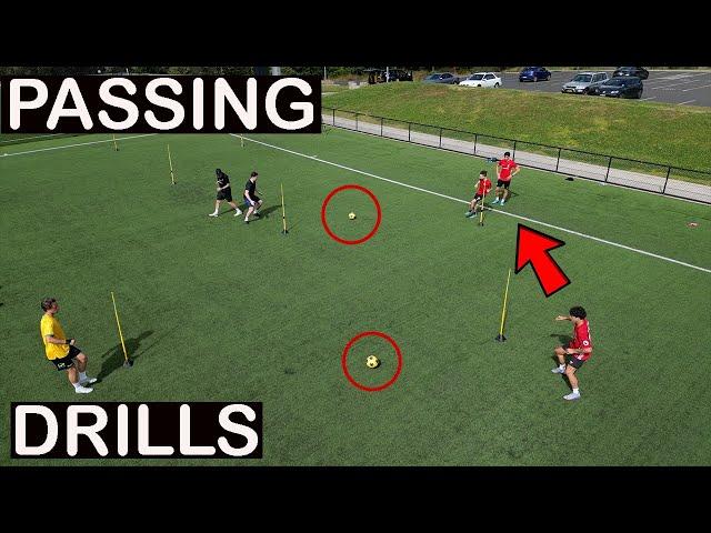 ️4 ADVANCED PASSING DRILLS FOR TEAM TRAINING & SMALL GROUPS FOR FOOTBALL | SOCCER | Joner Football