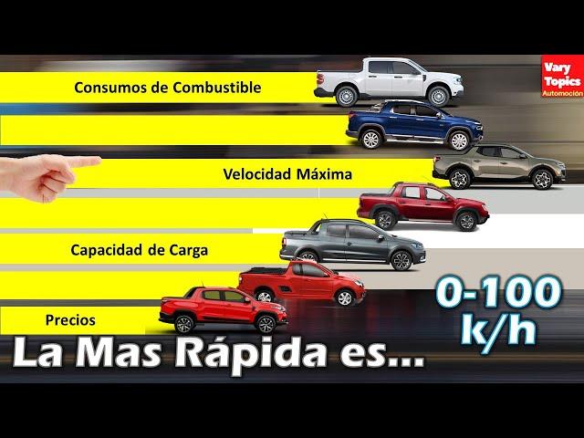 7 PICK UPs Compactas y Utilitarias, ACELERACIONES, CONSUMOS y Precios | Vary Topics