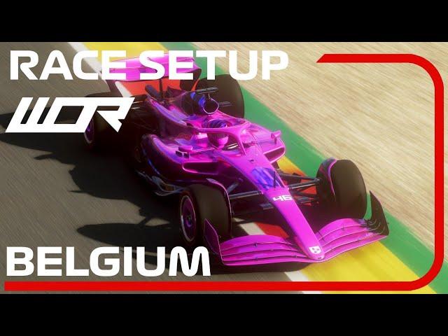 WOR TIER 2 F1 24 BELGIUM - Qualify Lap + RACE Setup 