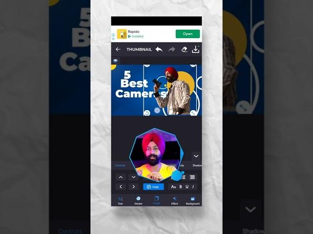 Easy THUMBNAIL MAKER  Asaan Tareeka Thumbnail bnane ka #thumbnail