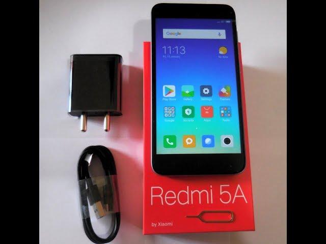 Xiaomi Redmi 5A Unboxing, First Boot Setup Guide, Free storage, RAM