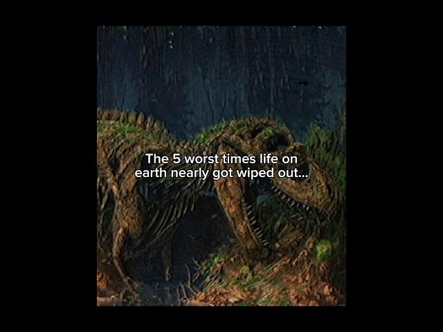 The 5 worst extinction events in earths history #prehistoric #dinosaur