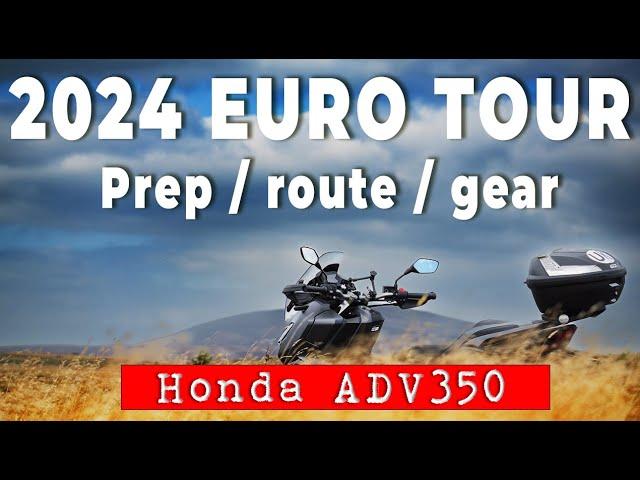 Honda ADV350 : Touring Preparation, helmet, jeans and earplugs!