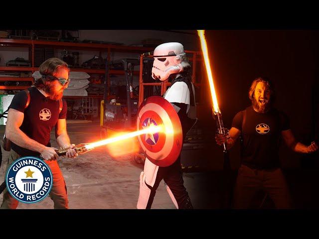 World's First Lightsaber! - Guinness World Records