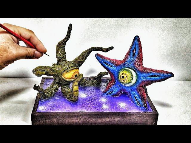 How to make the "Starro vs Shuma-Gorath" diorama. - Polymer clay / Sculpture / Epoxy resin