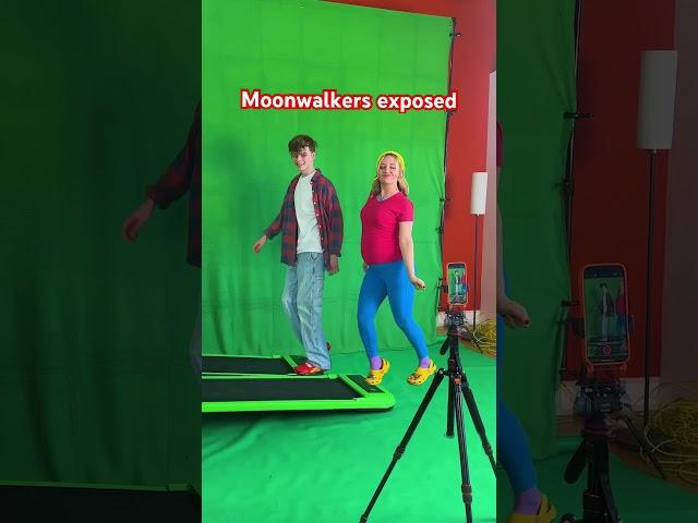 Exposing moonwalk YouTubers with @merrickhanna #moonwalk #greenscreen