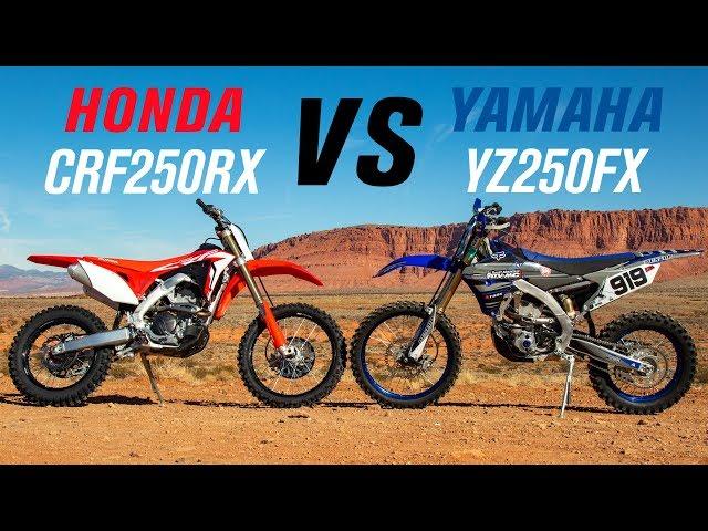 2019 Honda CRF250RX vs Yamaha YZ250FX