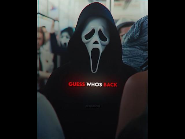 ghostface || guess whos back edit #viral #shorts #scream6