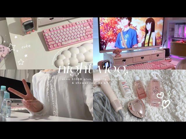 VLOG  | introvert night ⏾⋆⁺‧ | gaming, unboxing, daily night routine 𐙚˙⋆.˚