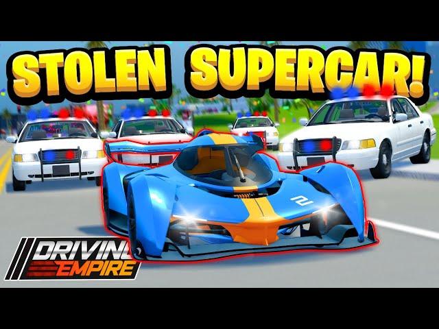 Stolen Supercar In Driving Empire!