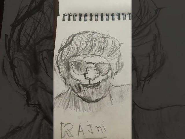 Rajni the jailer sketch