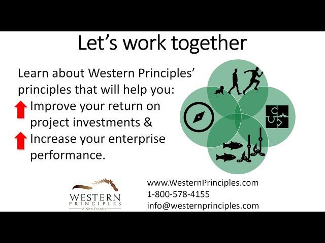 Do business with Western Principles: Strategic Portfolio Management & Tactical Project Management