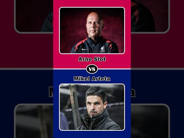 Comparison | Arne Slot vs Mikel Arteta | Head Coach