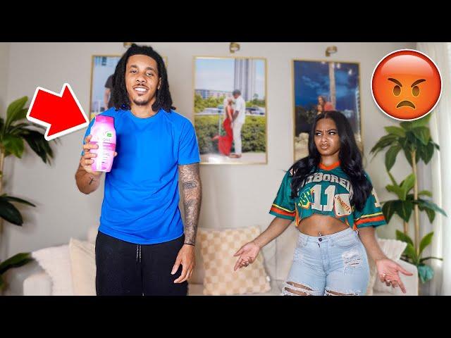 Buying My Girlfriend VAGISIL For Her BAD ODOR Prank *she gets heated*