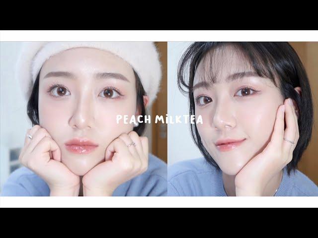 (Eng)GRWM日雜蜜桃奶茶妝SPRING MAKEUP 自然的春天妝容 | 多莉gingerdeer