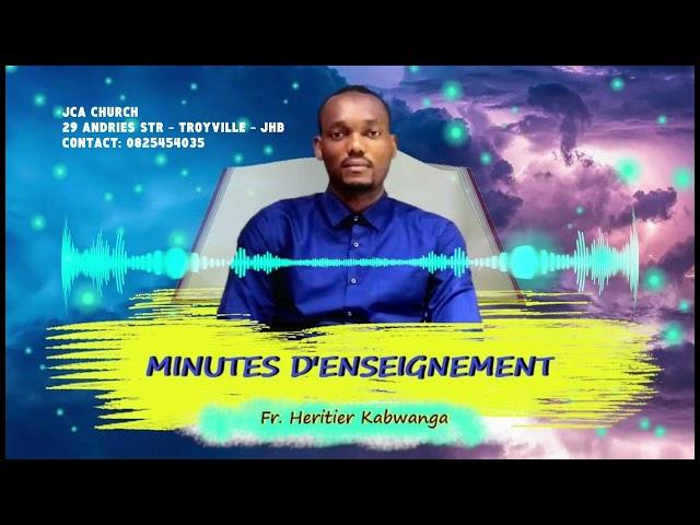 ETRE DELIVRE DES ESPRITS IMPURS - Br. Heritier kabwanga - Jca church 2022- Predication