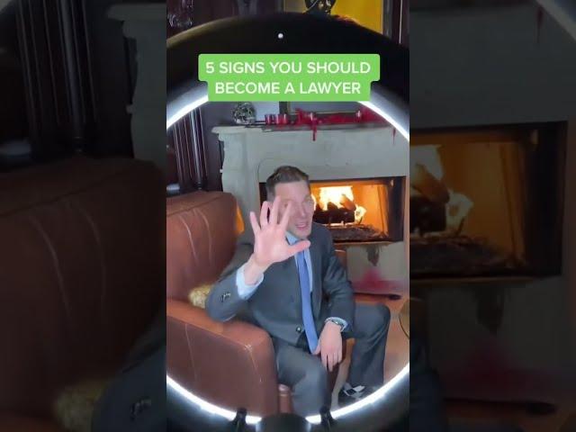 Five Signs You Were Born to Be a Lawyer - Law by Mike #Shorts #nowplaying #law #lawschool #lawyer