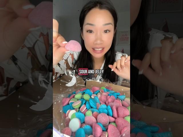 Sour & Jelly Filled Sweets Pizza Box  #mukbang #sweets #candy #food