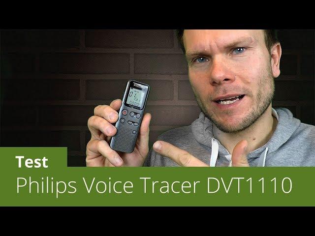 Philips Voice Tracer DVT1110 im Test (inkl. Sprachtest)