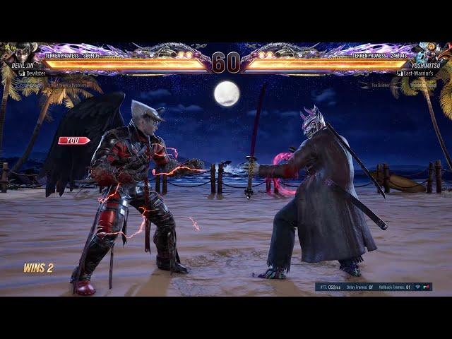 DevilJin Unbelievable Comeback Against Tekken God Yoshimitsu!