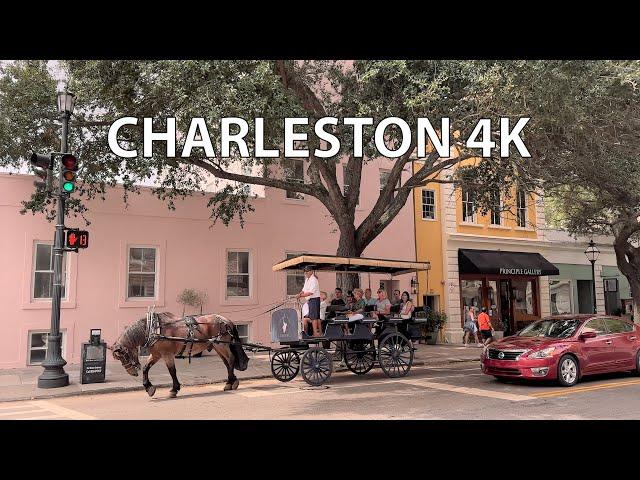 Charleston 4K - Scenic Drive - Downtown to America's Only Tea Plantation