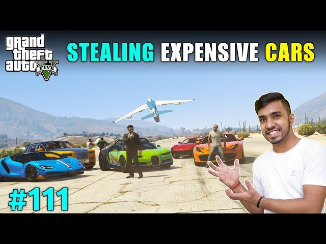 STEALING MOST EXPENSIVE CARS FROM CARGO PLANE | GTA V GAMEPLAY #111