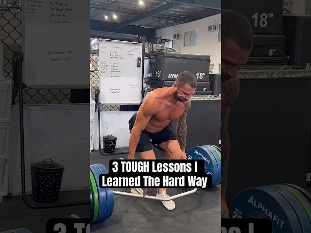 3 Tough Lessons I Learned The Hard Way!