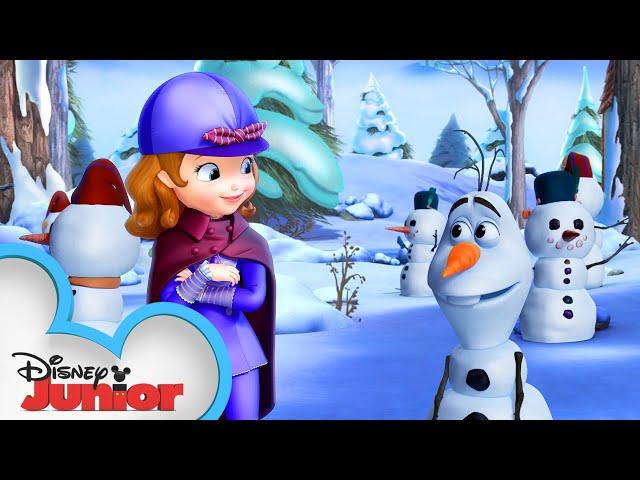 Olaf's lost?! | Sofia the First | @disneyjr