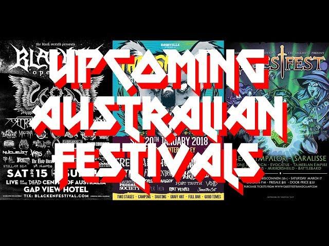 Upcoming Australian Festivals