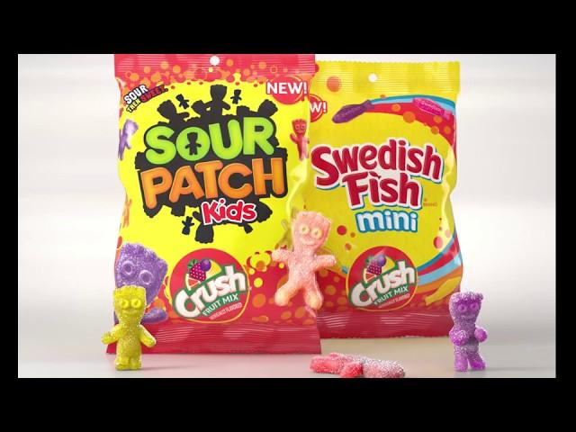 SOUR PATCH KIDS or SWEDISH FISH CRUSH Candy