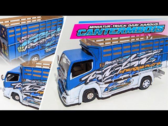 TERNYATA BIKIN MINIATUR TRUCK DARI KARDUS SEGAMPANG INII !!!