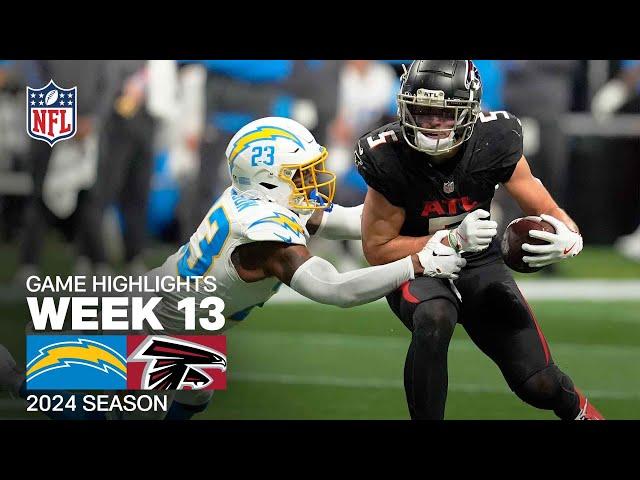 Los Angeles Chargers vs. Atlanta Falcons Game Highlights | NFL 2024 Season Week 13