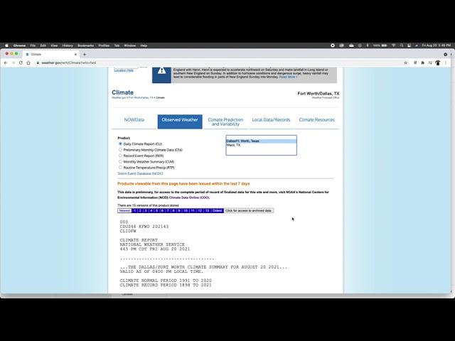 weather.gov/climate User Video