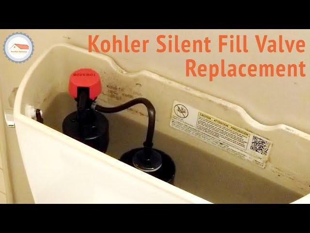 how to fix a running toilet - Kohler Silent Fill Valve Replacement