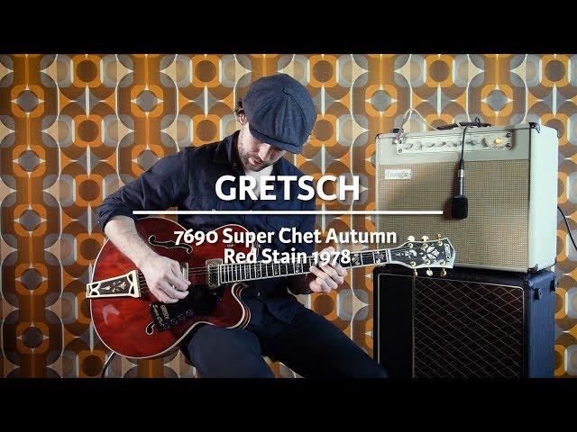 Gretsch 7690 Super Chet Autumn Red Stain 1978 played by Alex Labrie | Demo @ TFOA