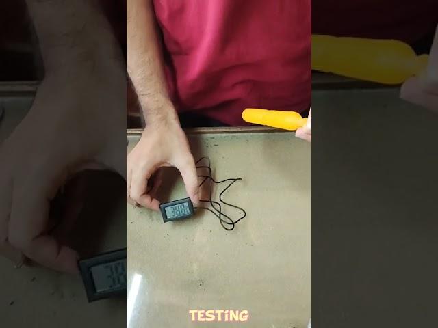 unboxing and testing a digital temperature meter price only 93tk