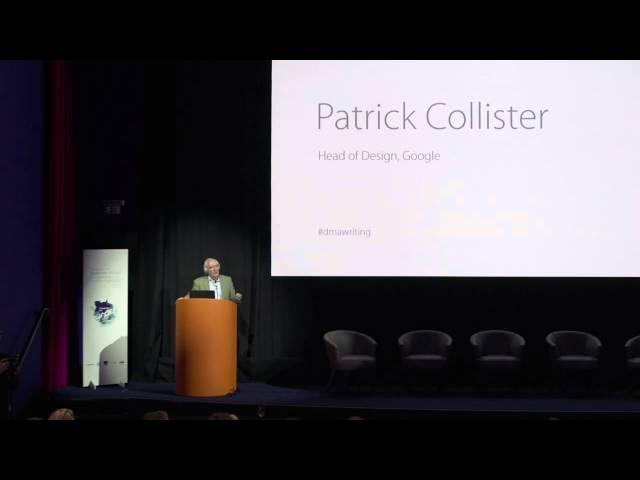 Campaign for great British copywriting: Patrick Collister, Head of Design, Google