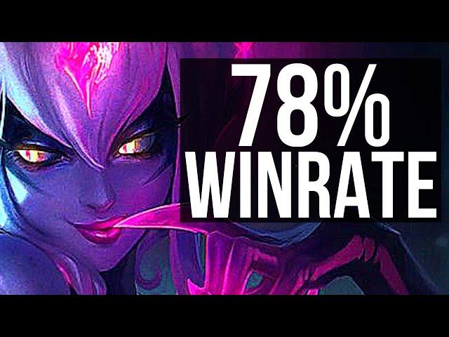 EVELYNN vs VI (JUNGLE) | 78% winrate, 12/2/6, Legendary | KR Diamond | v10.23