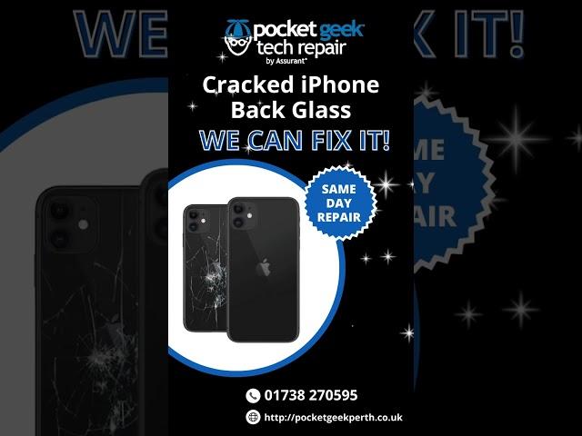 Pocket Geek Tech Repair Perth iPhone Back Glass Replacement