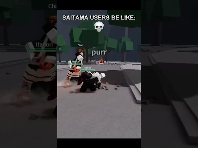 Saitama Users Be Like in TSB #shorts #roblox #strongestbattlegrounds