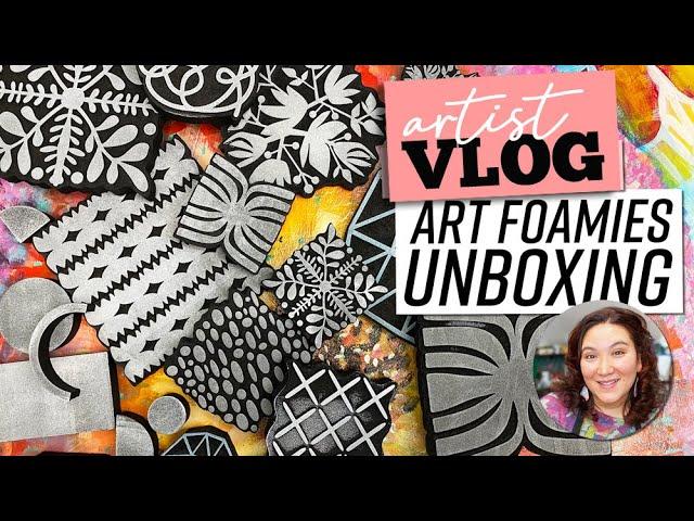 Art Foamies Unboxing - New Designs: Art Vlog 26